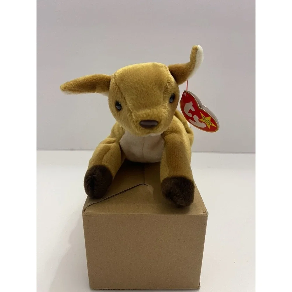 Ty Beanie Baby Whisper the Deer Fawn 1997 Retired Vintage Plush with Tags 4194